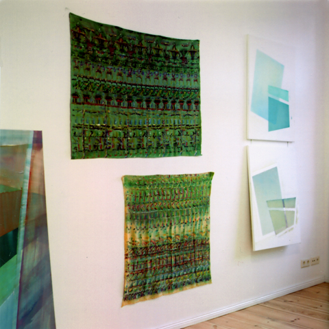 Kirsten K&ouml;tter: konstruieren und konstruieren, Curator's Novel, 2011, Blick in die Ausstellung