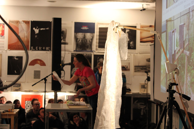 Kirsten K&ouml;tter: The Organic Kunstverein, 25.01.2013, Art Slam, Frankfurter Kunstverein