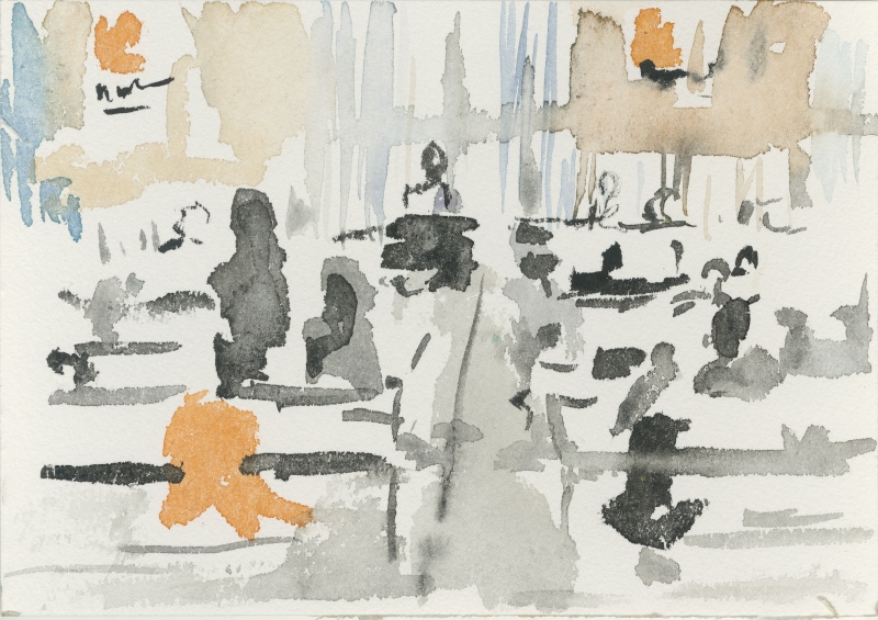 2026-03-02_kreistag-skizze1, sketch, 12 × 17 cm (Kirsten Kötter)