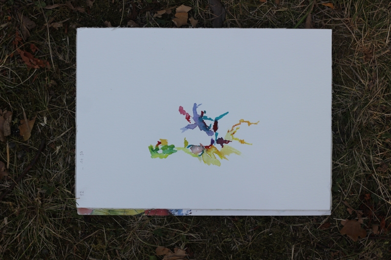 2025-08-19_malathon-chemnitz_12_2844, watercolour, 17 × 24 cm (Kirsten Kötter)