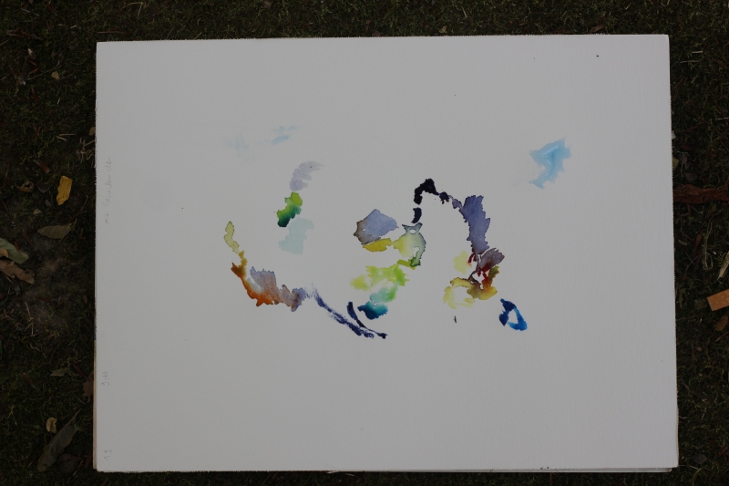 2025-08-20_malathon-chemnitz_19_2873, watercolour, 30 × 40 cm (Kirsten Kötter)