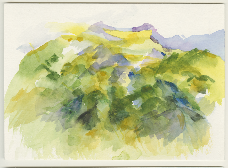 2005-02-19_garrigue, sketch, 17 &times; 24 cm (Kirsten Kötter)