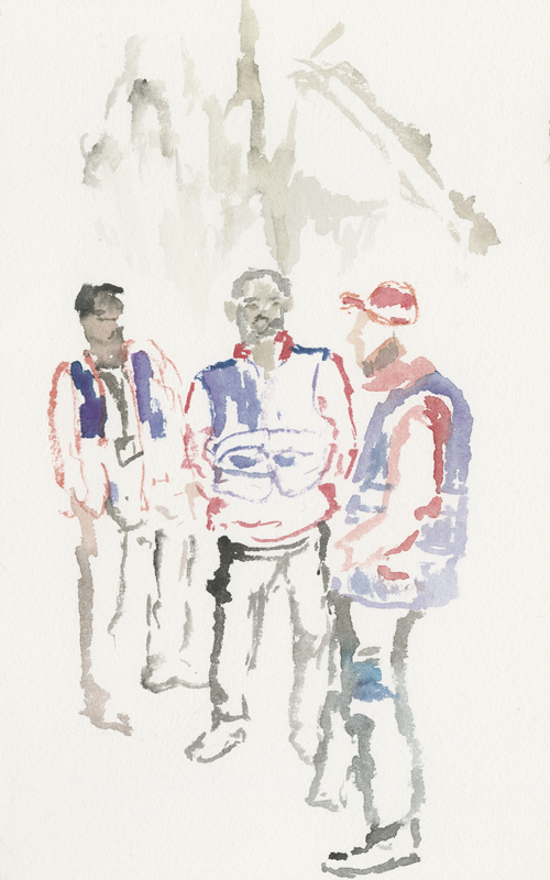 2016-05-02_52-52725_13-34790_lageso_skizze1, Security Staff, sketch, 32 × 24 cm (Kirsten Kötter)