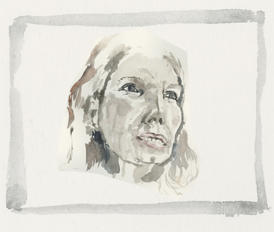 kirsten-koetter_2020-11-23_christmann_bue90gruene,  
  watercolour (Kirsten Kötter)