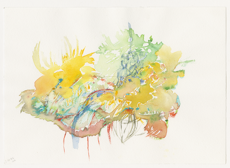 2006-12-02_cidambaram-india, Cidambaram, South India, watercolour, 17 &times; 24 cm (Kirsten Kötter)