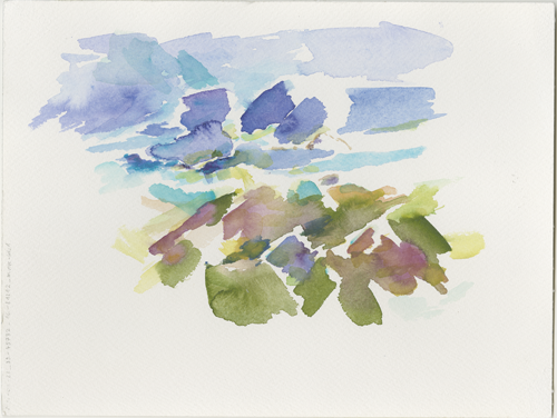 2016-08-23_39-45732_16-81212_minze-fels-1, Pietrapaola (Italy, Calabria), watercolour, 24 &times; 32 cm (Kirsten Kötter)