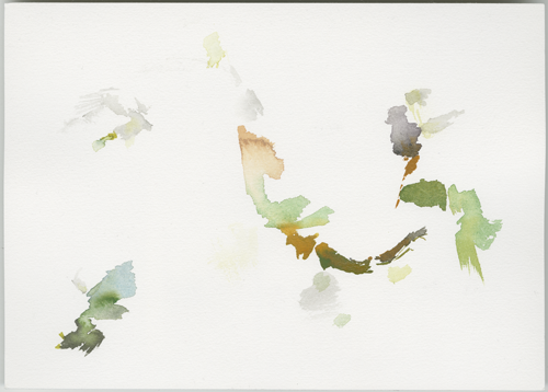 2017-06-23_kevo-pollen-pekola, watercolour, 17 &times; 24 cm (Kirsten Kötter)