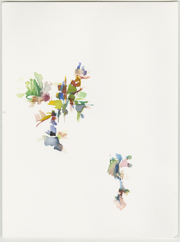 2019-10-12_bad-hersfeld_kurpark-fulda-stadt, watercolour, 32 x 24 cm (Kirsten Kötter)