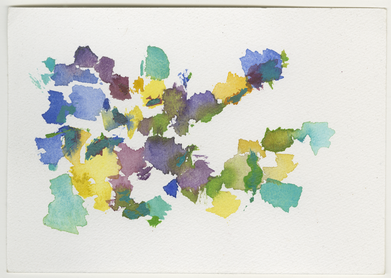 2020-05-03_fischteich, watercolour, 12 &times; 17 cm (Kirsten Kötter)