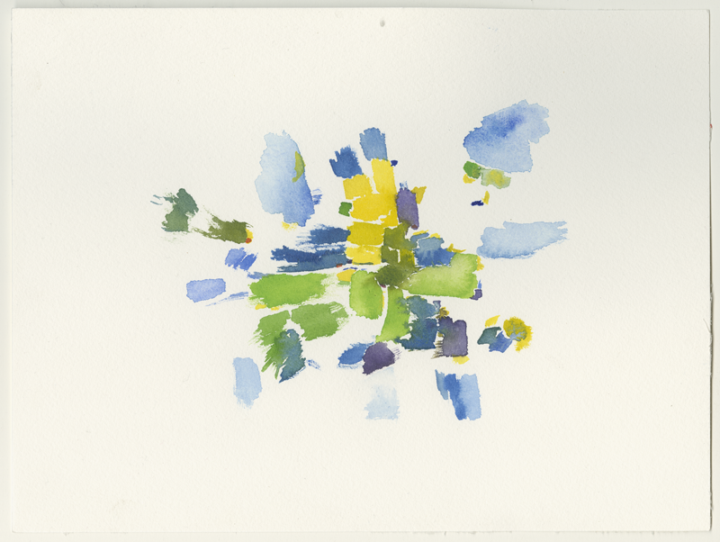2020-05-26_fischteich, watercolour, 24 &times; 32 cm (Kirsten Kötter)