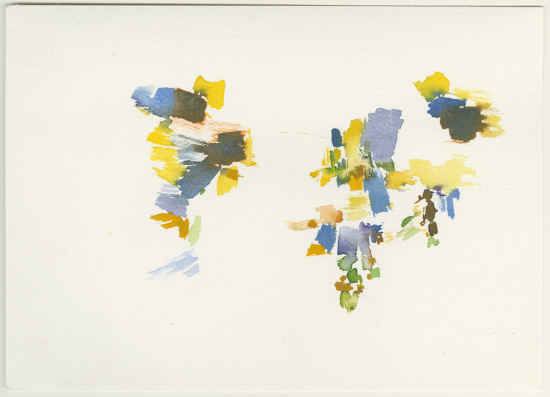 2020-10-19_roter-weg-unter-haus-hubertus-eiserne-hand, watercolour, 17 &times; 24 cm (Kirsten Kötter)