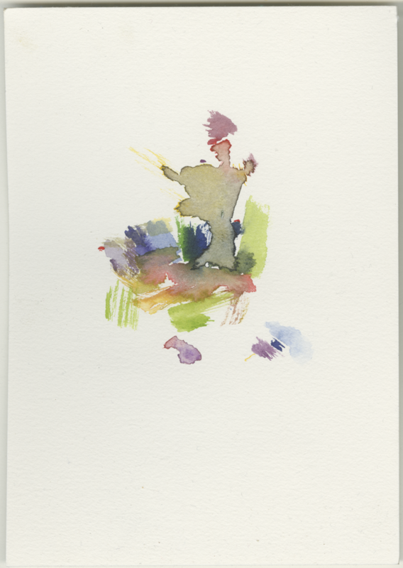 2021-11-18_fischteich, watercolour, 17 &times; 12 cm (Kirsten Kötter)