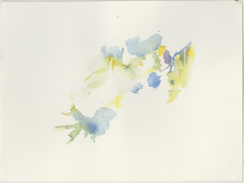 2024-05-23_meer_gelbe-energie_lichtsturm, watercolour, 30 × 40 cm (Kirsten Kötter)